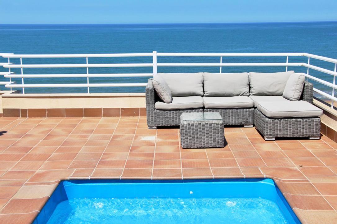 Atico Frontal Al Mar Con Piscina Privada By Homeprive Dénia Eksteriør billede