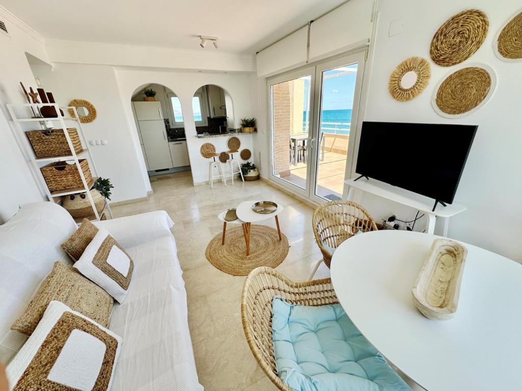 Atico Frontal Al Mar Con Piscina Privada By Homeprive Dénia Eksteriør billede